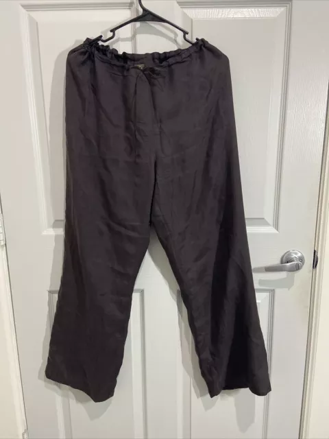 Dosa Silk Brown Pants Sz 4 (item A4)