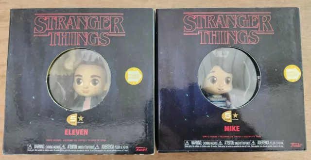 Funko Stranger Things Eleven & Mike Five Star 2 Figures Set Brand New!