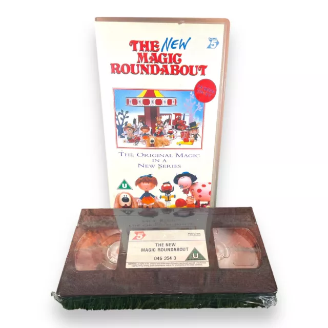 THE MAGIC ROUNDABOUT The New Magic Roundabout (Animated) (VHS, 1997) £3 ...