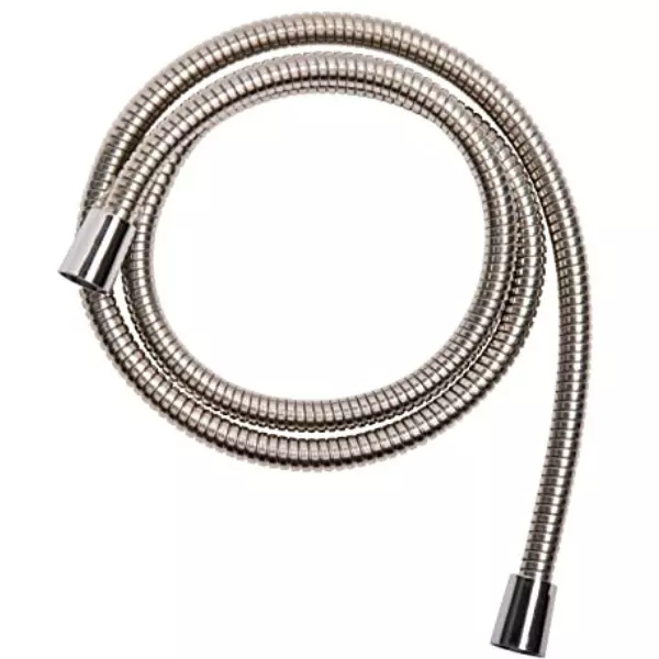 Croydex Shower Hose 1.5M-2M Stainless Steel Flexible Chrome Shower Bathroom Pipe