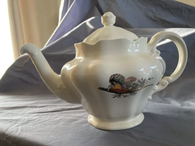 copeland spode blue italian teapot