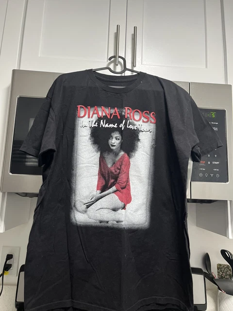Vintage Diana Ross In The Name Of Love Tour Tee Shirt Large