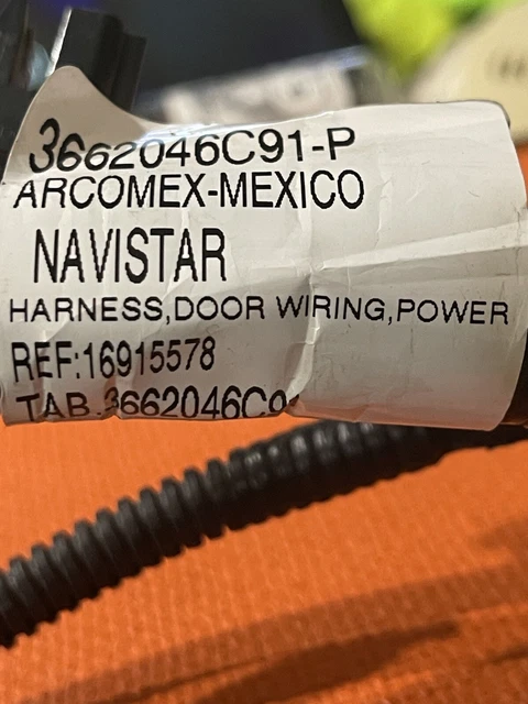 International Power Window Wiring Harness