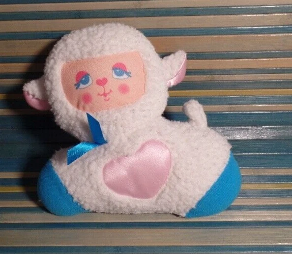 AV7⚜Ancienne Peluche Doudou Poupée de Chiffon Fisher Price Vintage 1975