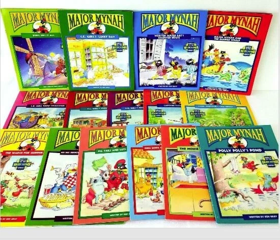 Major Mynah by Ken Gray Vintage 1990's Children's Books Like New Bundle of 15 2