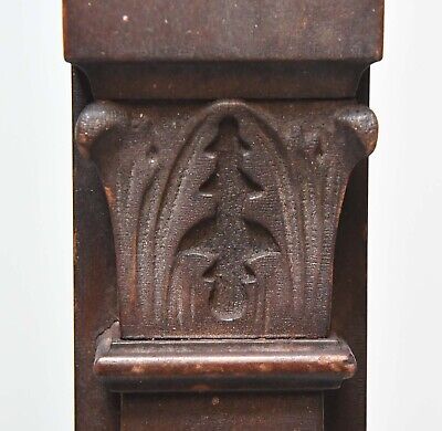 Vintage Wood Columns Architectural Salvage 19 1/2 Inches Tall Fireplace Surround 2