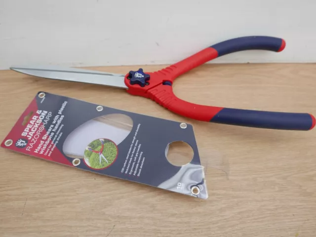 Spear & Jackson Razorsharp  9" Garden Hedge Hand Shears Wishbone Handles 4888Hs