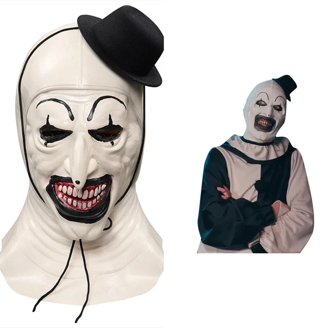 LATEX MASK TERRIFIER Art The Clown Cosplay Masks Horror Full Face ...