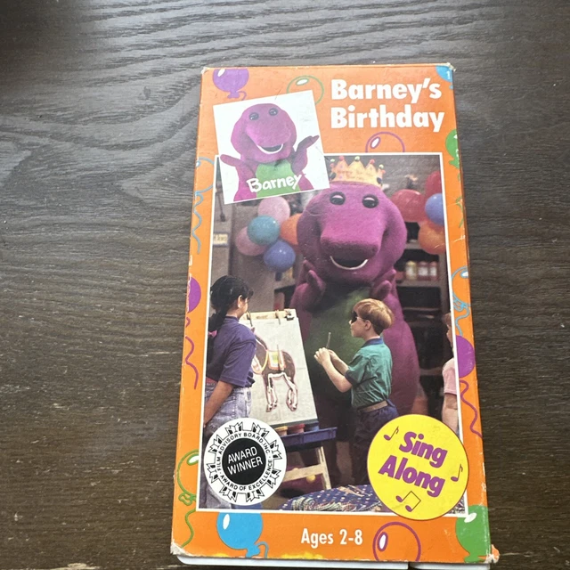 Barney Barneys Birthday Vhs 1992 The Lyons Group Tape Classic Kids Barney Barneys Birthday Vhs 1992 The Lyons Group Tape Classic Kids