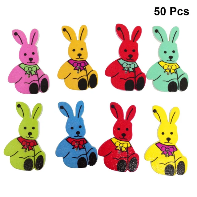 50 Pcs Boutons De Lapin Boutons Pour Jeans Boutons Jean Remplissage