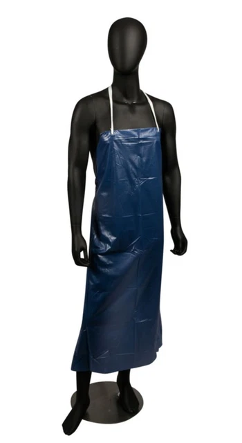 San Jamar 614DVA-BL Blue Vinyl Dishwashing Apron - Dozen