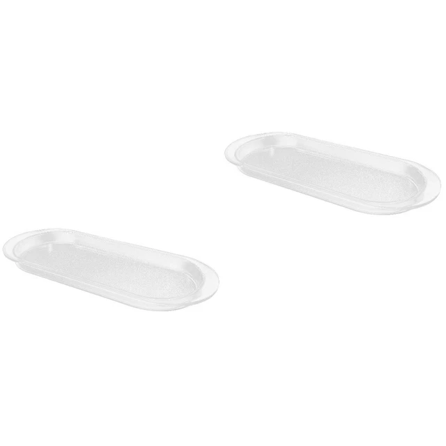 Acrylic Crusher Tray Seasoning Jars Tray Kitchen Organizer Barbecue Round