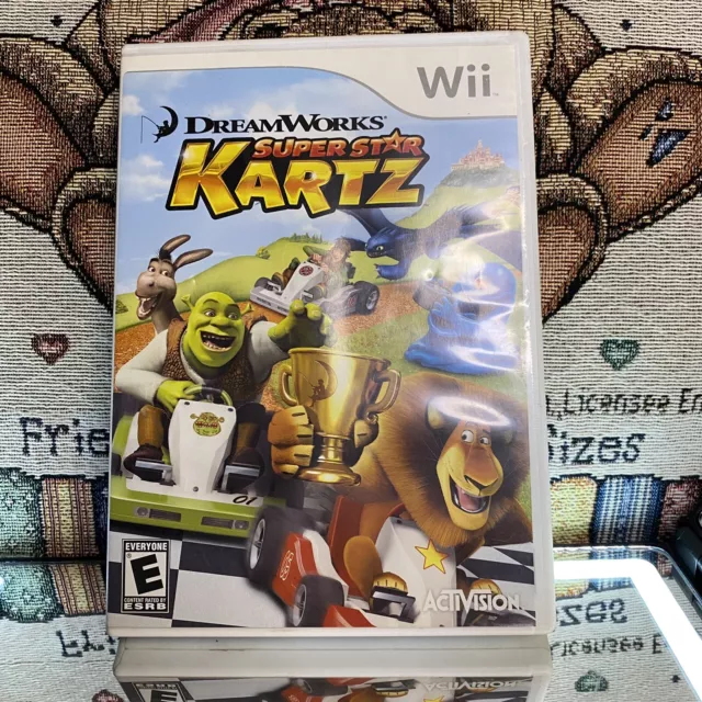 DreamWorks Super Star Kartz (Nintendo Wii, 2011) Tested Works