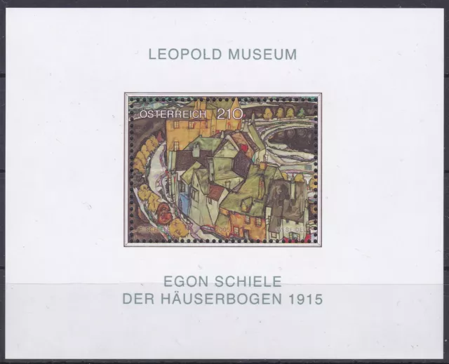 2005 Block Egon Schiele Postfrisch ** MNH ANK 2580