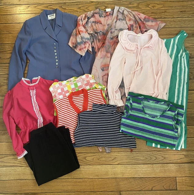 Vintage Women’s Clothing Lot Mixed Lot Of Size Small Vintage Clothing