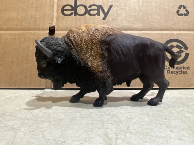 Safari Ltd BISON Wild Prairie Animal Figure Buffalo Figurine 2007 290829