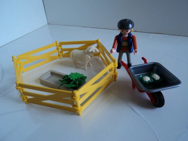 PLAYMOBIL Vintage Country Fermes Citerne Tracteur Remorque Set 3502 De 1978