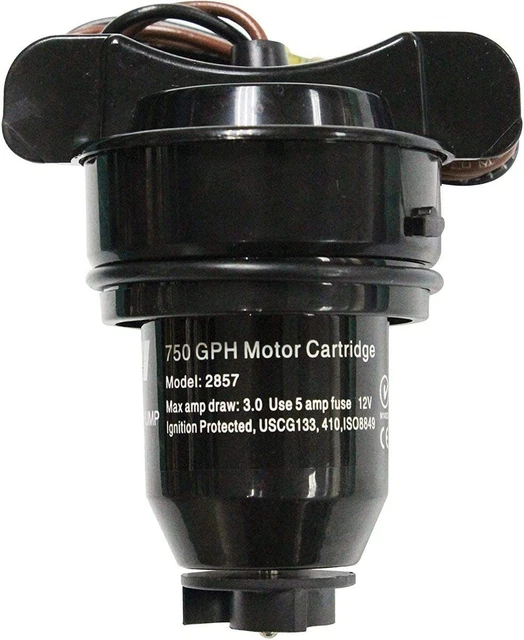 Johnson Pump 28572 Replacement Cartridge for 750 GPH Bilge Pump - Model No. 3...