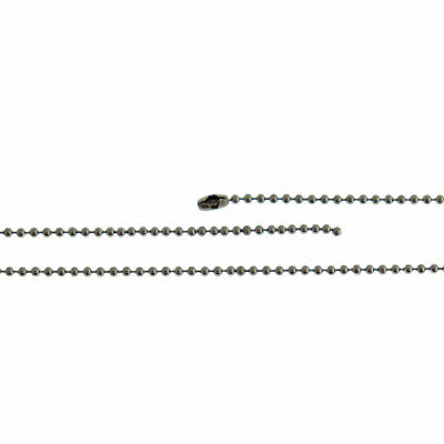 Collares de cadena de bolas de acero inoxidable 18" - 1 mm - 5 collares - N085
