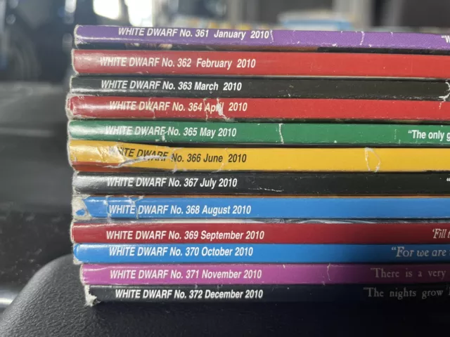 White Dwarf magazine bundle, 2010