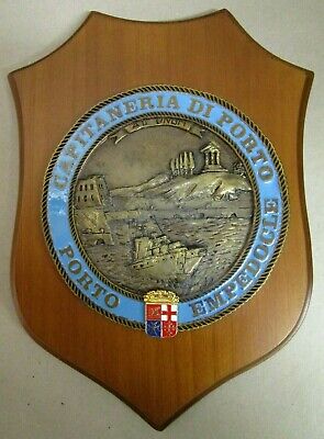 Rarità GUARDIA COSTIERA COMPAMARE" MM Crest "CAPITANERIA DI PORTO LIVORNO 