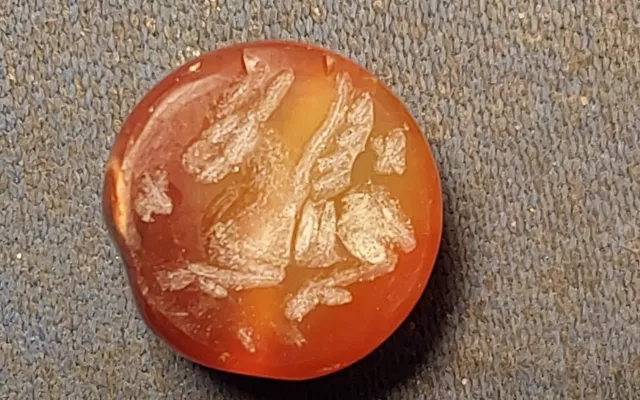 Sassanian stamp seal of Carnelian circa 224-642 A.D.