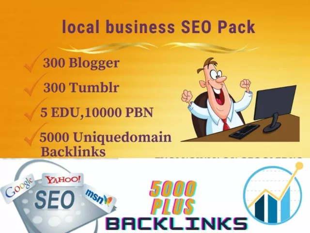 5000 Unique SEO  backlinks PLUS 5 EDU, 300 blogger 300 tumblr backlinks