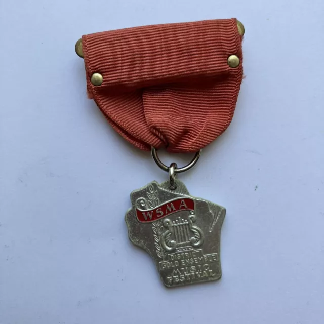 VINTAGE WISCONSIN WSMA District Solo Ensemble Music Festival Ribbon