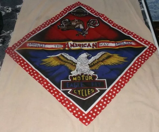 Eagle-Fly The American Way Scarf Headwrap Bandana Handkerchief - Approx 22"x22"