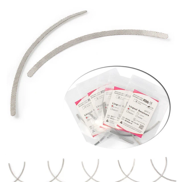 10pcs 2mm Dental   Universal Retenedor Lingual Retainer Mesh Base
