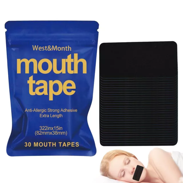 Mouth Tape 30Pcs/box Anti-snoring Mouth Seal Tape Mouth Tape Stop Snoring