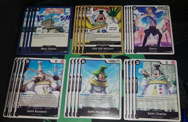 ONE PIECE CARD Game Op05 Celestial Dragon Deck Core (24 Cards) $14.88 -  PicClick AU