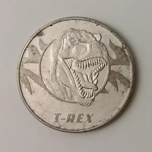 Jurassic Park Universal Studios T-Rex Souvenir Coin Token 26mm