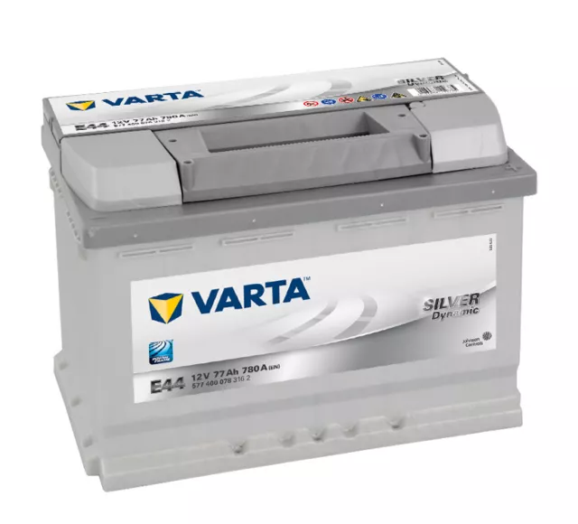VARTA E44 Silver Dynamic 77Ah 780A Autobatterie 577 400 078 inkl. 7,50 € Pfand