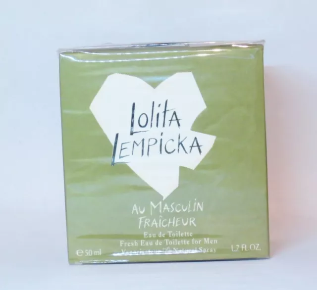 Lolita Lempicka- Au Masculin Fraicheur Eau De Toilette Spray 50 Ml-Neu-Ovp-