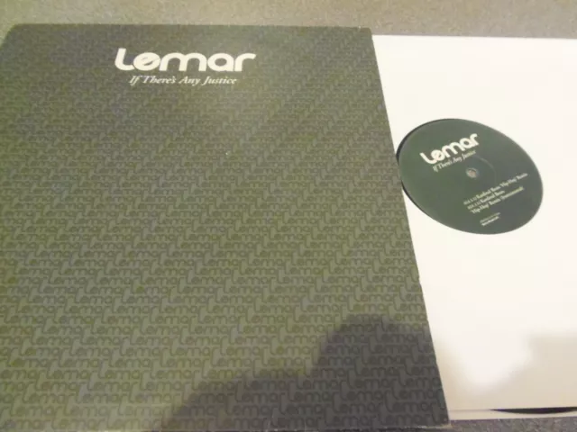 Lemar "If there's any justice (mixes x 4)'" 12" p/s promo EX/Near Mint vinyl