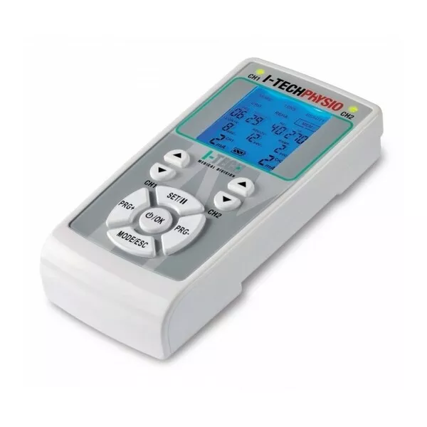 I-TECH Elettrostimolatore 2canali I-TECH PHYSIO 99prog.TENS/NEMS/REHA/BEAUTY/INC
