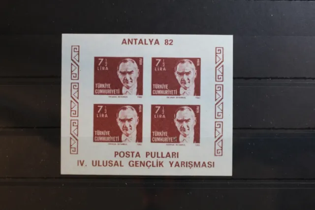 Türkei Block 22B mit 2617 postfrisch Briefmakenausstellung #RR435
