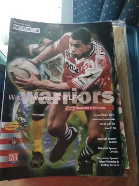 Wigam v Brisbane  Broncos  1997