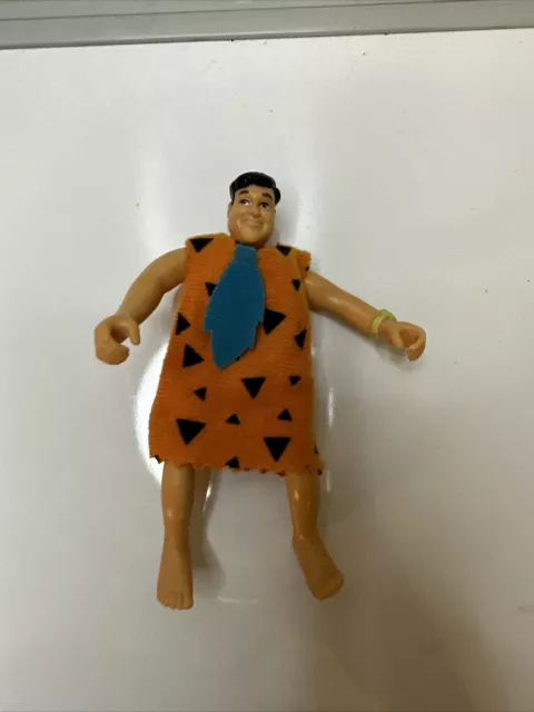 Very RARE Mattel The Flintstones Fred Bendable Figure 1990’s Vintage