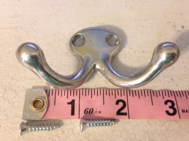 Case of 25 Wardrobe Coat and Hat Hook SP582 A92 Locker closet Commercial Finish