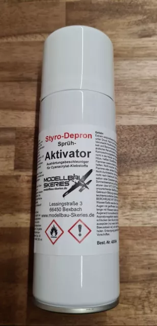 Aktivator für Sekundenkleber -Speziell für Styro-Depron-