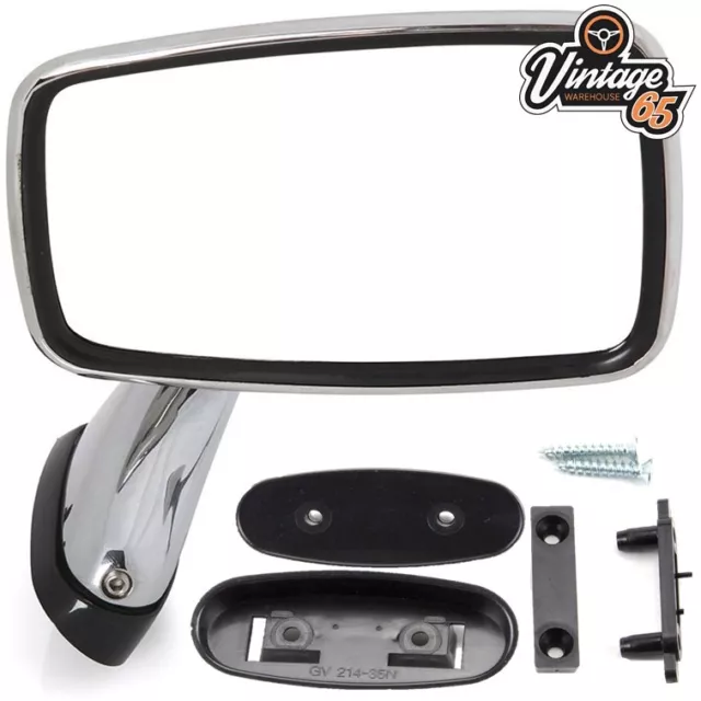 Classique Voiture MG Mgb Triumph Ford Jaguar Mini Tex Style Chrome Porte Miroirs