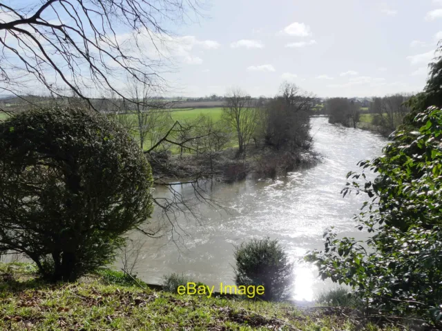 Photo 6x4 The River Wye seen from viewpoint in The Weir Garden, west of H c2022