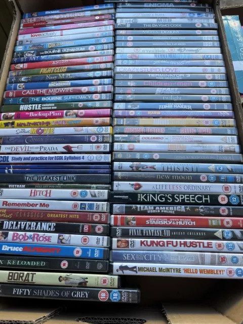 100 x Mixed DVD's