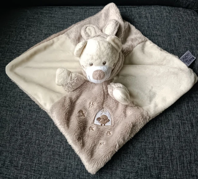 🌟Doudou Soft Plat Ours 🐻Bear  Nicotoy Simba Toys Marron Beige Baby