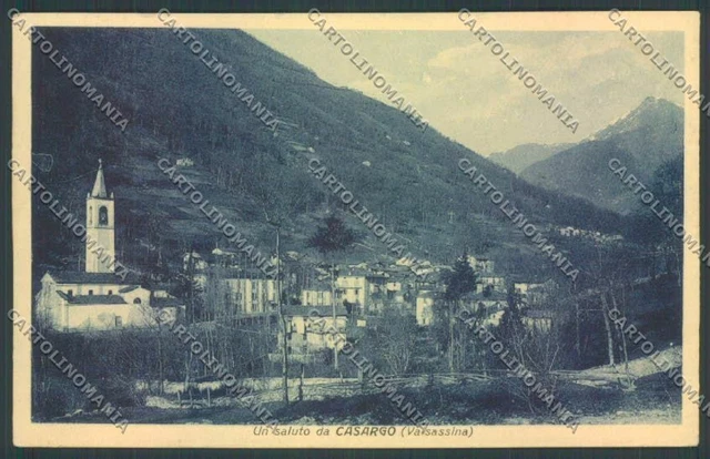 Lecco Casargo cartolina LQ4791