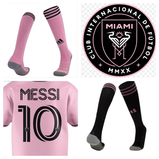 Inter Miami Kids Children's football socks size 5-14 years home & away Messi 10
