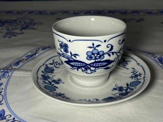 Porzellantasse Mit Untertasse – 220 Ml, In Orange, Grau, Gelb, Blau, Spülmaschinenfest