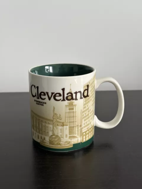 Starbucks Coffee City Mug 2008 Cleveland Collectors Series RARE 16oz Cup Tea